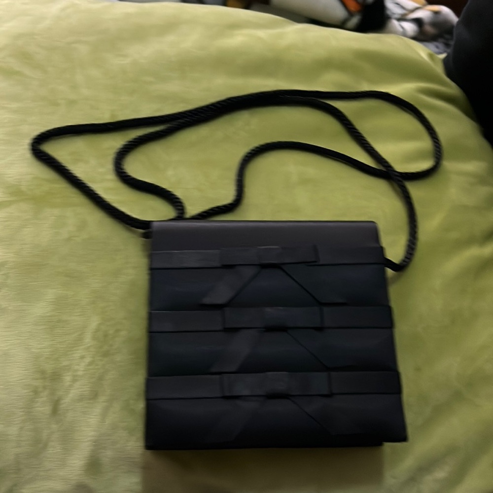 La Regal Black Evening Purse